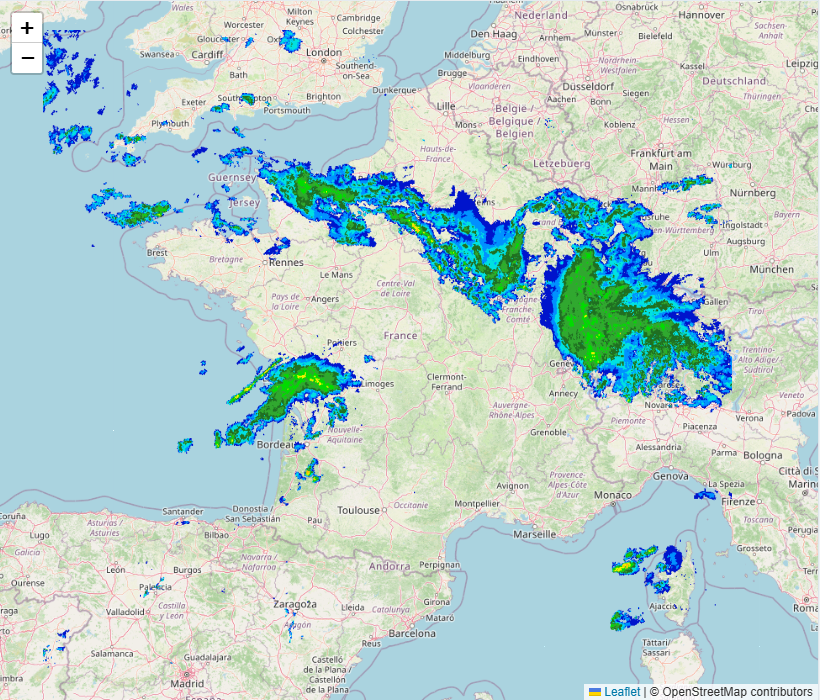 Radar météo de France