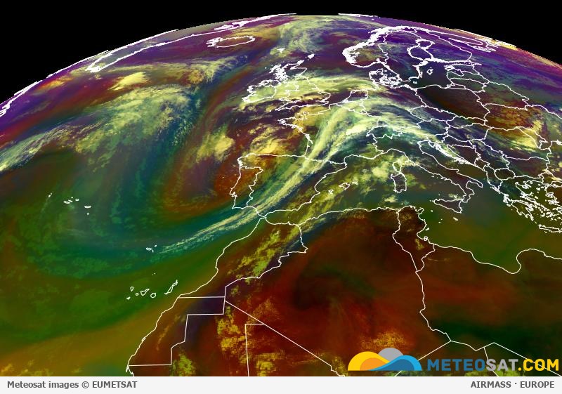 Meteosat satellite animation
