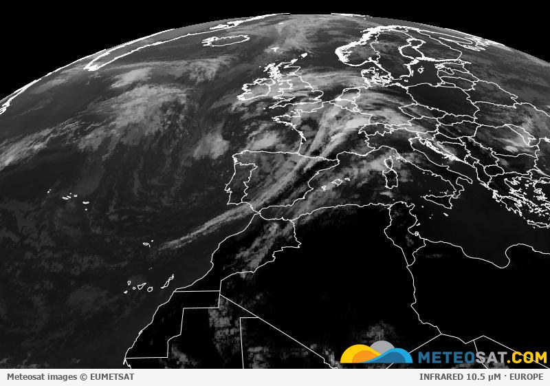 Meteosat satellite animation