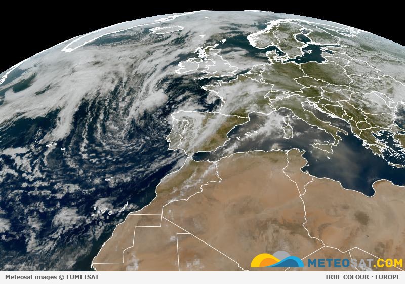Meteosat satellite animation