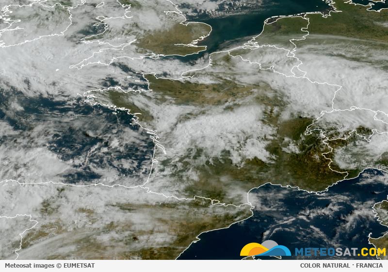 Dernière image Meteosat disponible sur la France