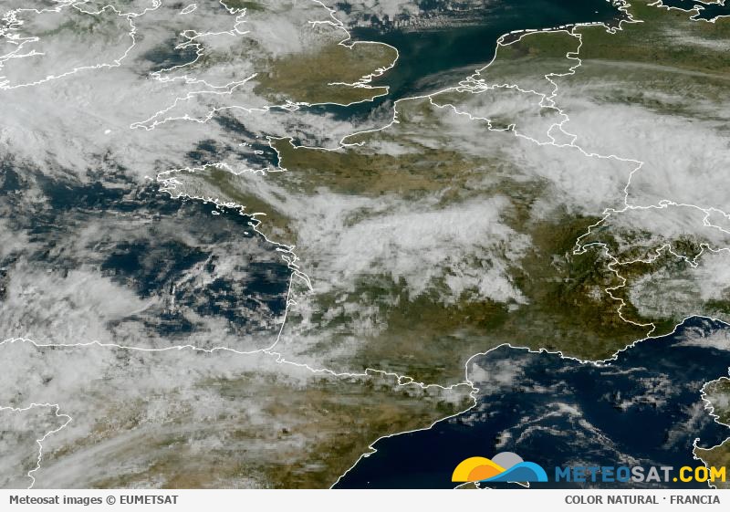 Dernière image Meteosat disponible sur la France