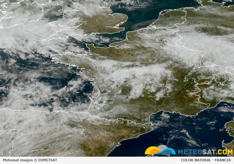 Dernière image Meteosat disponible sur la France
