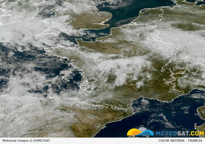 Dernière image Meteosat disponible sur la France