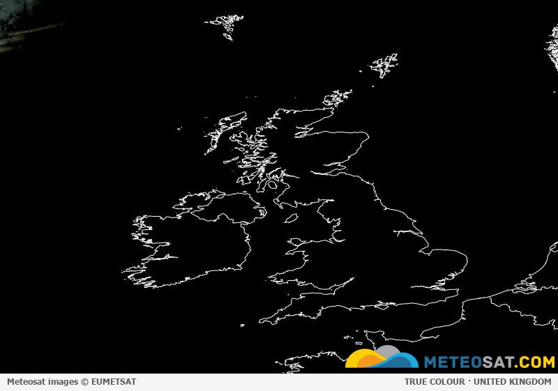 Latest Meteosat image over the United Kingdom