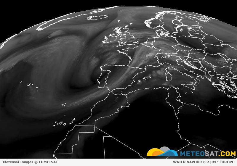 Meteosat satellite animation