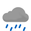 Lluvia fuerte
